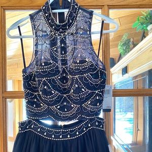 Brand new two piece prom dress